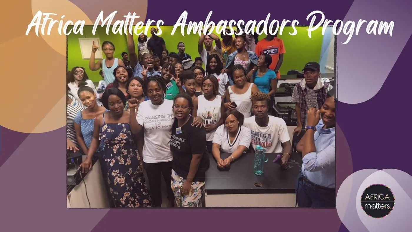 Africa Matters Ambassadors Program cohort