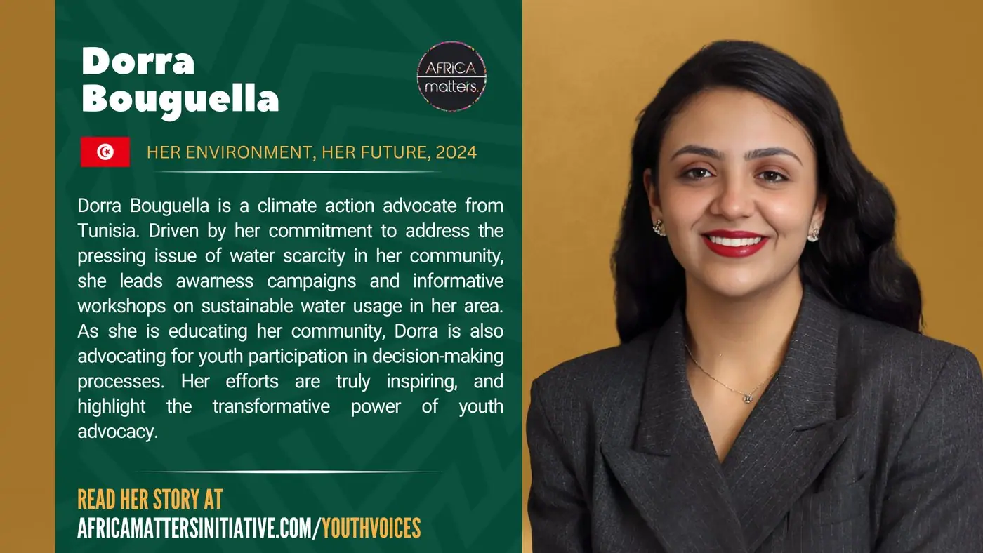 Dorra Bouguella, Her Environment, Her Future 2024