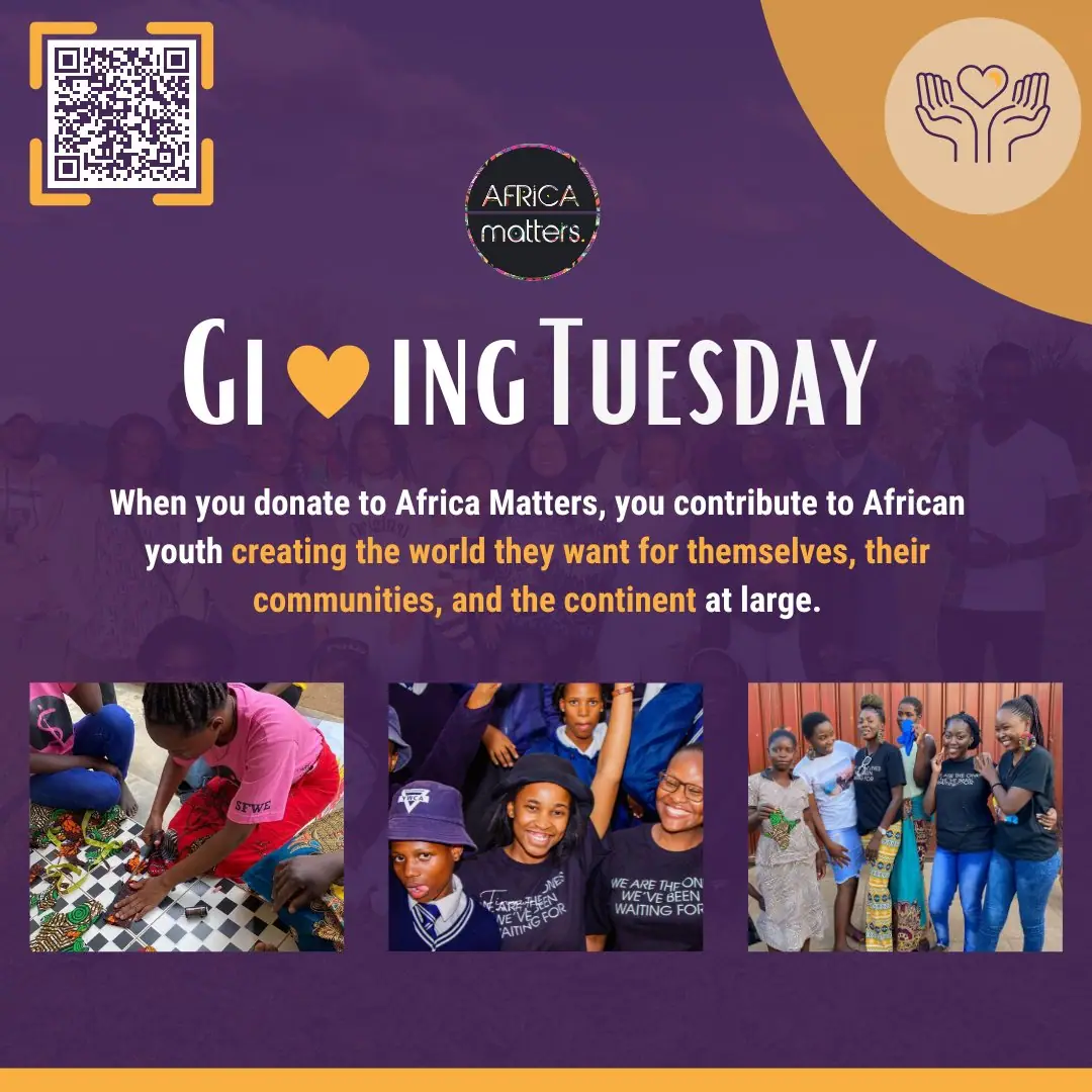 Giving Tuesday: contribute to African youth creating the world they want