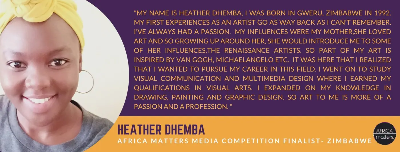 Media Competition finalist: Heather Dhemba, Zimbabwe