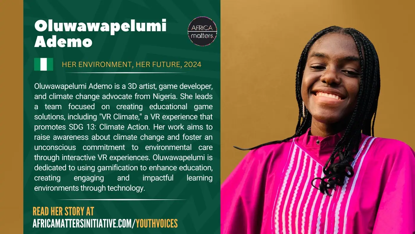 Oluwapelumi Ademo, Her Environment, Her Future 2024
